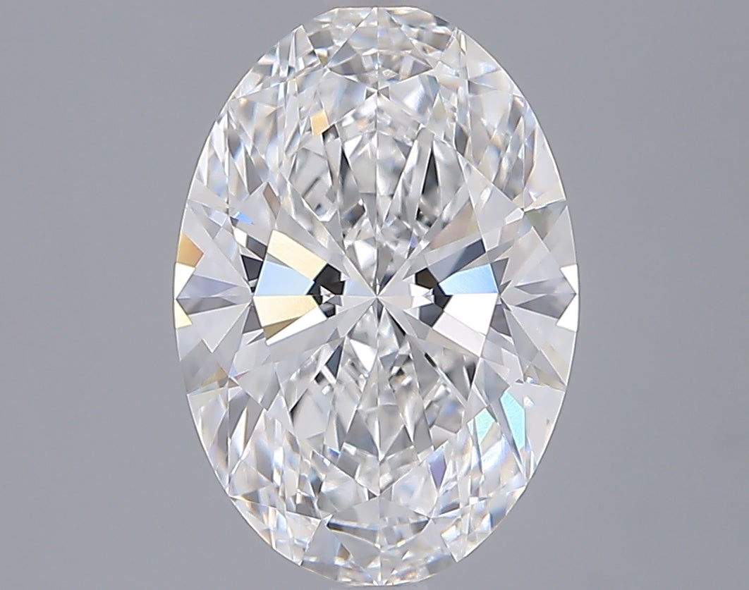 3.07 Carat Oval Shaped, Ideal Cut, E Color, VVS1 Clarity, IGI Certified Lab Grown Diamond