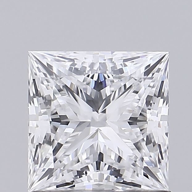 1.06 Carat Princess Shaped, Ideal Cut, D Color, VVS1 Clarity, IGI Certified Lab Grown Diamond
