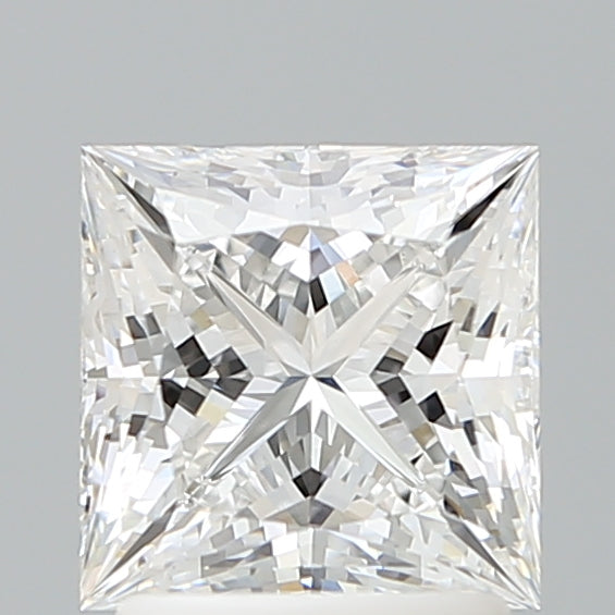 2.01 Carat Princess Shaped, Ideal Cut, E Color, VVS2 Clarity, IGI Certified Lab Grown Diamond