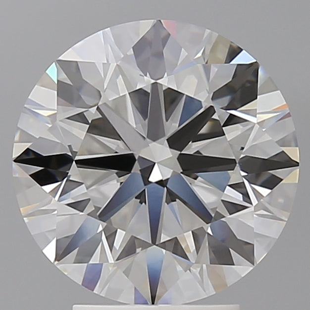 4.01 Carat Round Shaped, Ideal Cut, F Color, VVS2 Clarity, IGI Certified Lab Grown Diamond