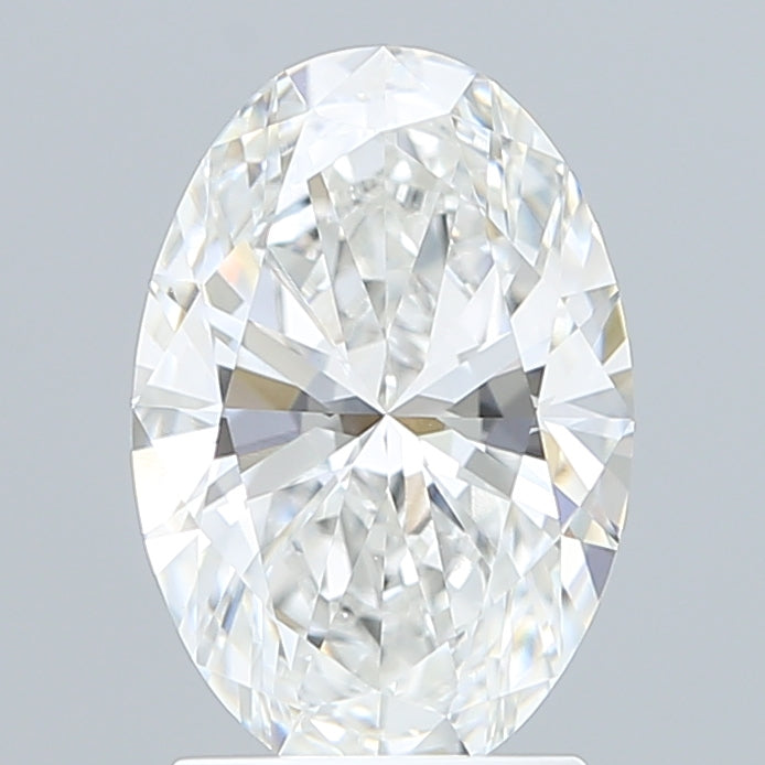2.05 Carat Oval Shaped, Ideal Cut, F Color, VVS2 Clarity, IGI Certified Lab Grown Diamond