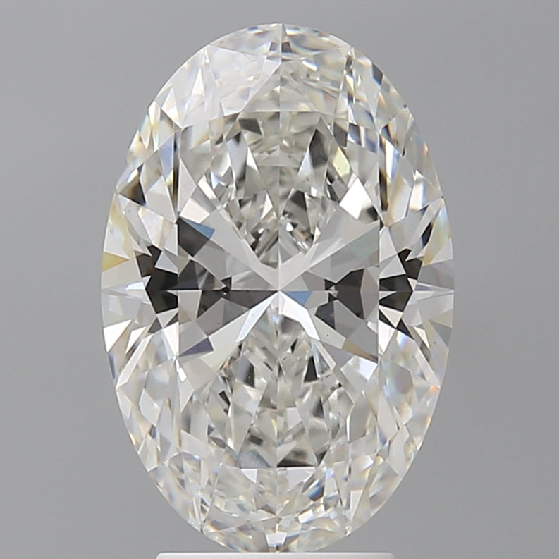 4.10 Carat Oval Shaped, Ideal Cut, F Color, VS1 Clarity, IGI Certified Lab Grown Diamond
