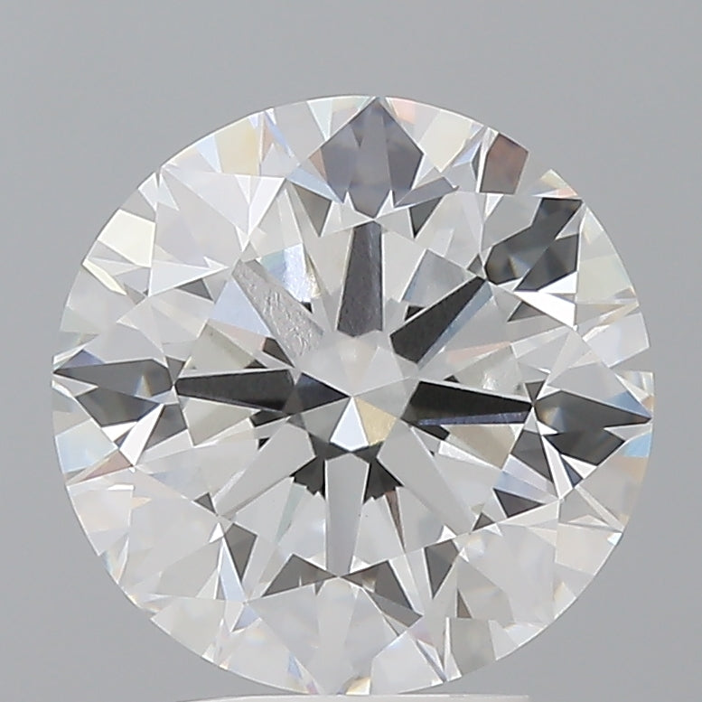 4.03 Carat Round Shaped, Excellent Cut, E Color, VVS2 Clarity, IGI Certified Lab Grown Diamond