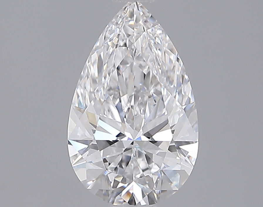 1.53 Carat Pear Shaped, Ideal Cut, D Color, VVS2 Clarity, IGI Certified Lab Grown Diamond