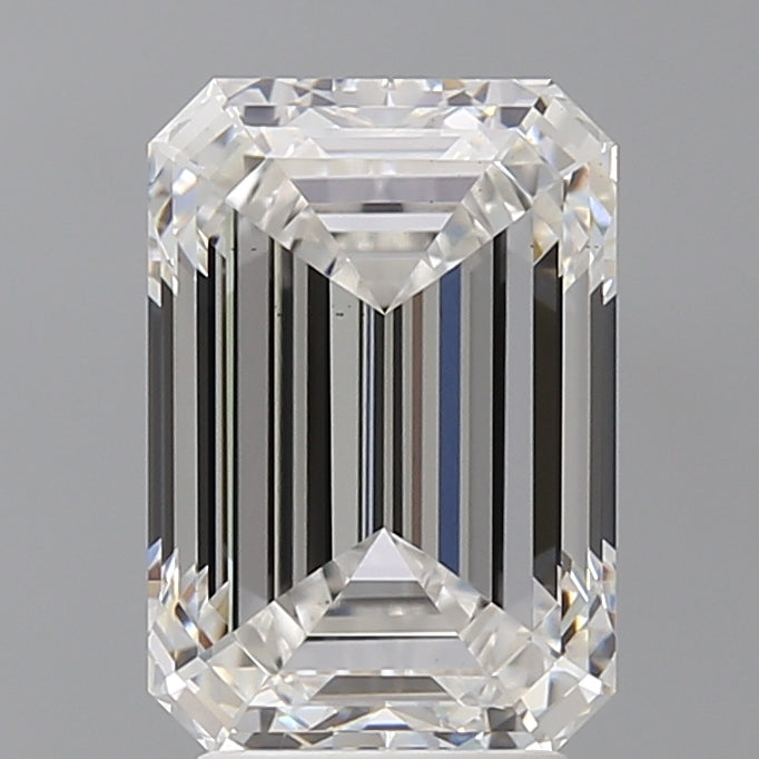 4.02 Carat Emerald Shaped, Ideal Cut, E Color, VS1 Clarity, IGI Certified Lab Grown Diamond