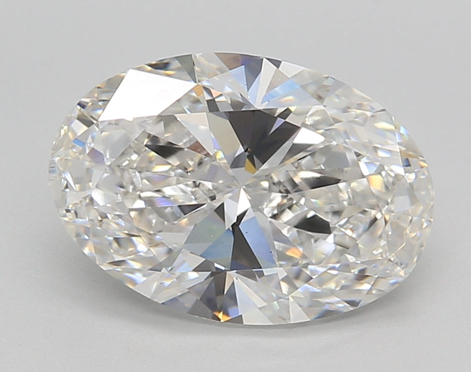 3.00 Carat Oval Shaped, Excellent Cut, E Color, VS1 Clarity, IGI Certified Lab Grown Diamond