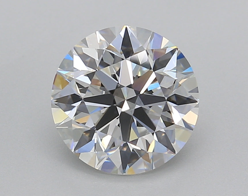 2.01 Carat Round Shaped, Excellent Cut, E Color, VS1 Clarity, IGI Certified Lab Grown Diamond