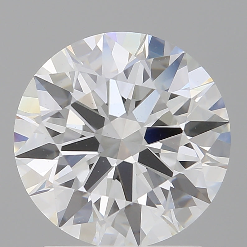 2.03 Carat Round Shaped, Ideal Cut, E Color, VVS2 Clarity, IGI Certified Lab Grown Diamond