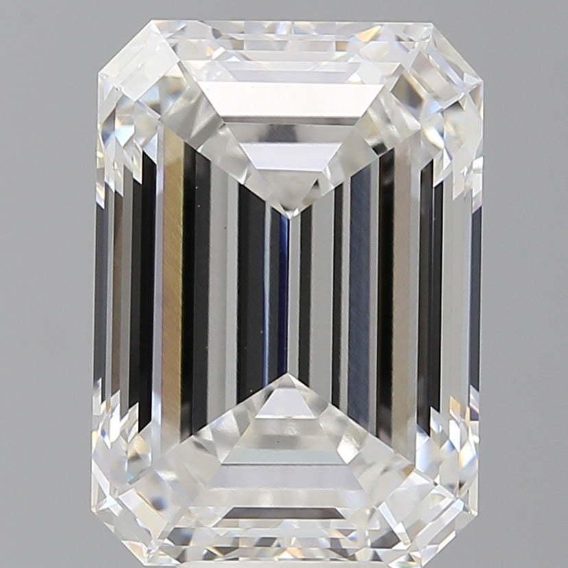 9.07 Carat Emerald Shaped, Excellent Cut, E Color, VVS2 Clarity, IGI Certified Lab Grown Diamond