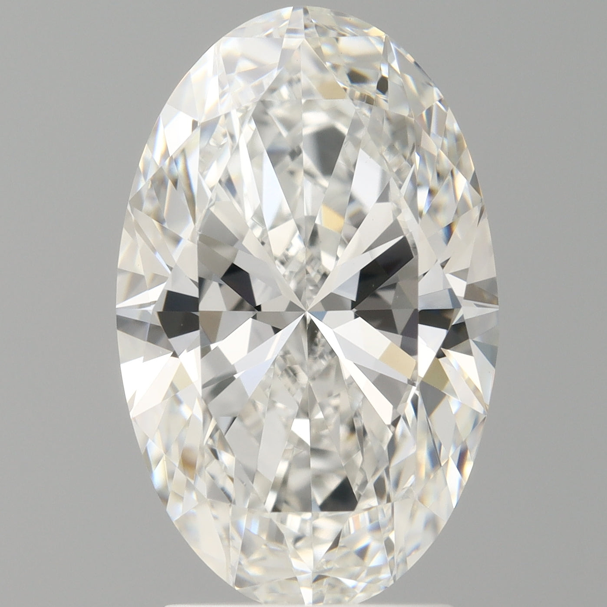 2.99 Carat Oval Shaped, Ideal Cut, F Color, VVS2 Clarity, IGI Certified Lab Grown Diamond