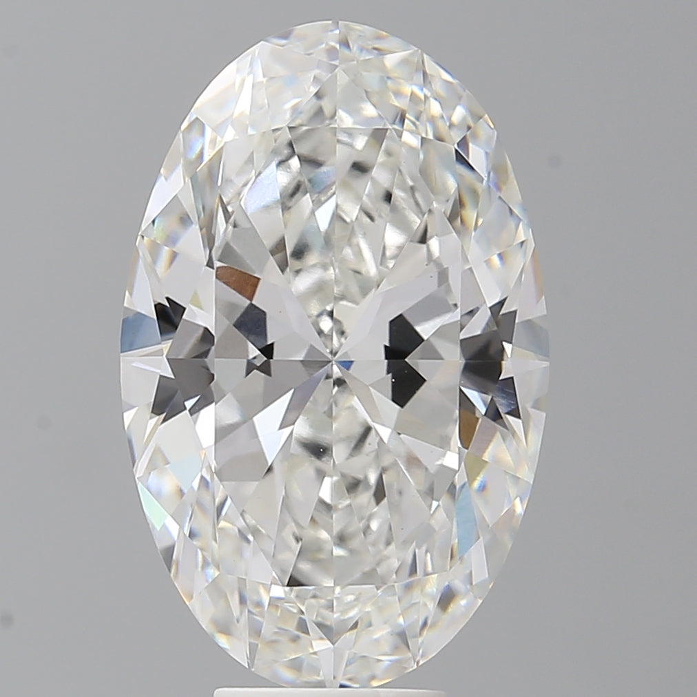 8.06 Carat Oval Shaped, Ideal Cut, F Color, VVS2 Clarity, IGI Certified Lab Grown Diamond