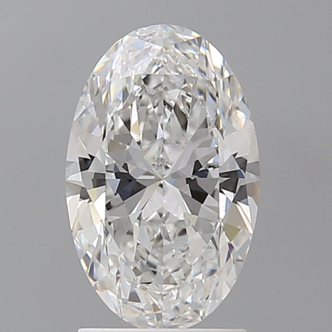 2.00 Carat Oval Shaped, Ideal Cut, E Color, VS2 Clarity, IGI Certified Lab Grown Diamond
