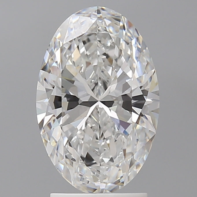 2.52 Carat Oval Shaped, Ideal Cut, E Color, VS2 Clarity, IGI Certified Lab Grown Diamond