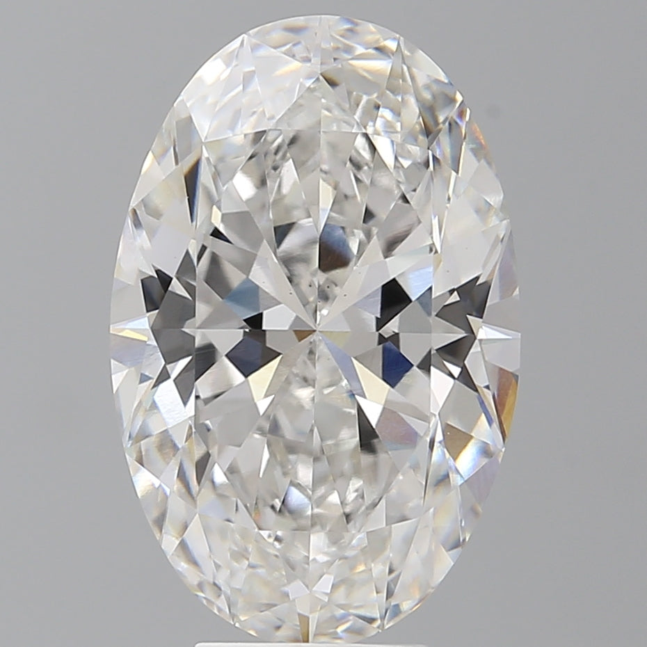 7.01 Carat Oval Shaped, Ideal Cut, F Color, VS1 Clarity, IGI Certified Lab Grown Diamond