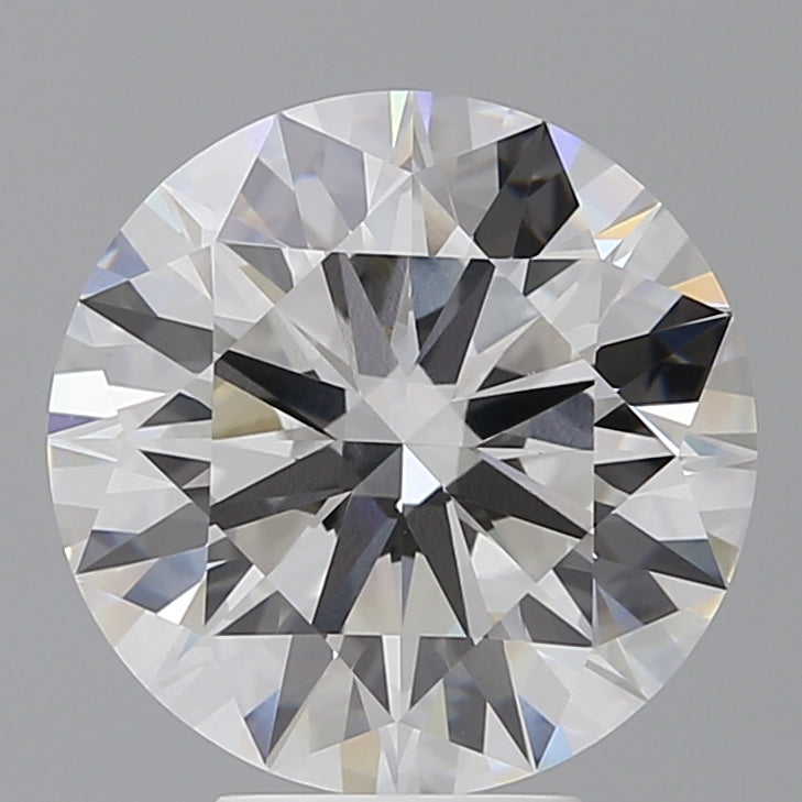 5.58 Carat Round Shaped, Ideal Cut, F Color, VVS2 Clarity, IGI Certified Lab Grown Diamond