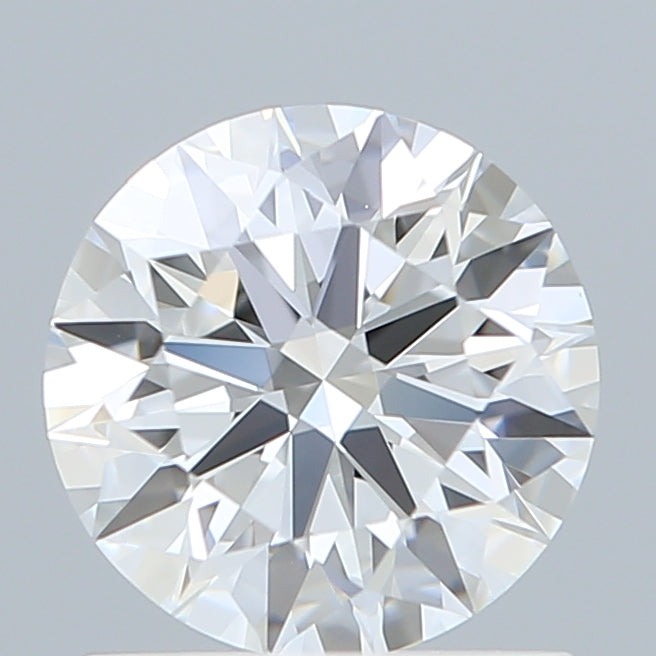 1.10 Carat Round Shaped, Ideal Cut, D Color, VVS2 Clarity, IGI Certified Lab Grown Diamond