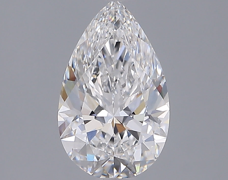 1.55 Carat Pear Shaped, Ideal Cut, E Color, VVS2 Clarity, IGI Certified Lab Grown Diamond