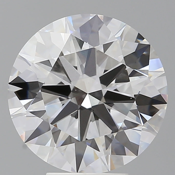 5.59 Carat Round Shaped, Ideal Cut, E Color, VVS2 Clarity, IGI Certified Lab Grown Diamond