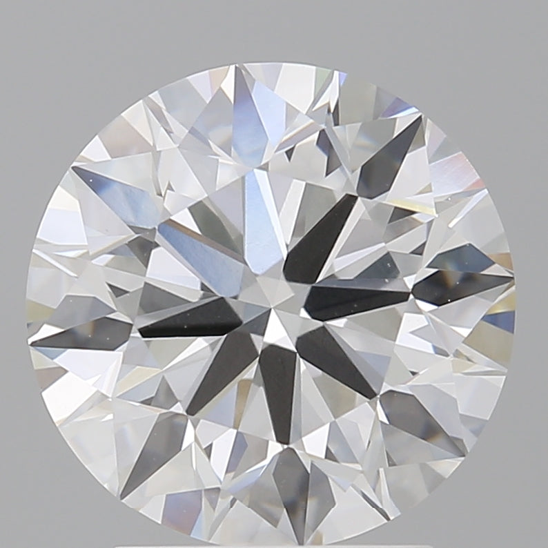 3.00 Carat Round Shaped, Ideal Cut, F Color, VVS2 Clarity, IGI Certified Lab Grown Diamond