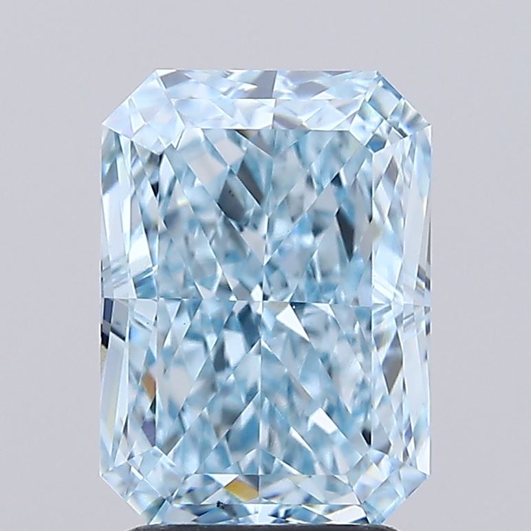 2.75 Carat Radiant Shaped, Ideal Cut, VS1 Clarity, IGI Certified Lab Grown Diamond