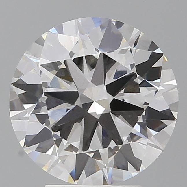 4.02 Carat Round Shaped, Excellent Cut, F Color, VVS2 Clarity, IGI Certified Lab Grown Diamond