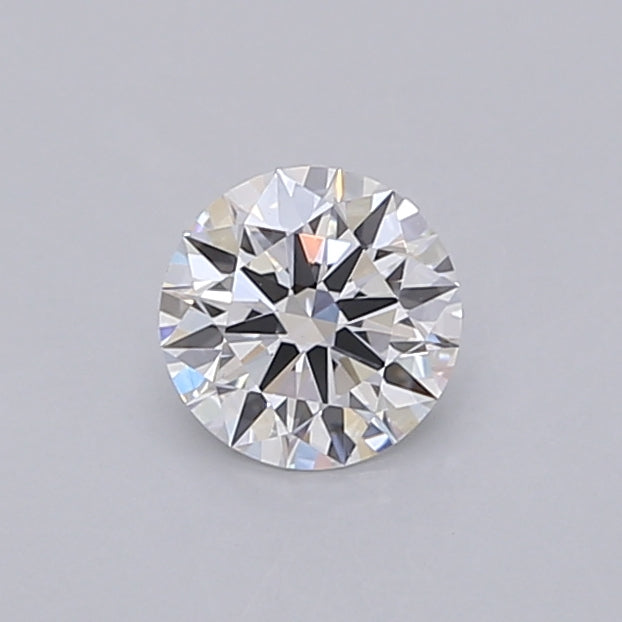 0.55 Carat Round Shaped, Ideal Cut, D Color, VVS2 Clarity, IGI Certified Lab Grown Diamond