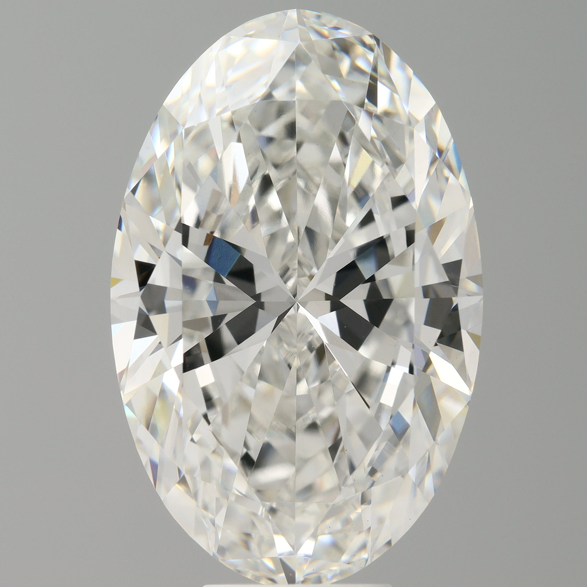 9.55 Carat Oval Shaped, Ideal Cut, F Color, VVS2 Clarity, IGI Certified Lab Grown Diamond