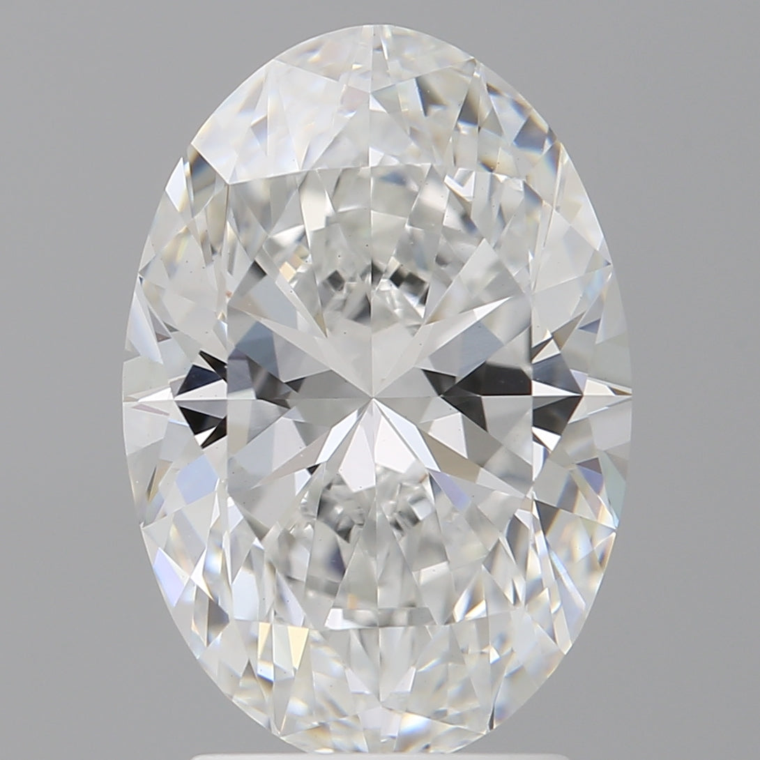 3.01 Carat Oval Shaped, Excellent Cut, E Color, VVS2 Clarity, IGI Certified Lab Grown Diamond