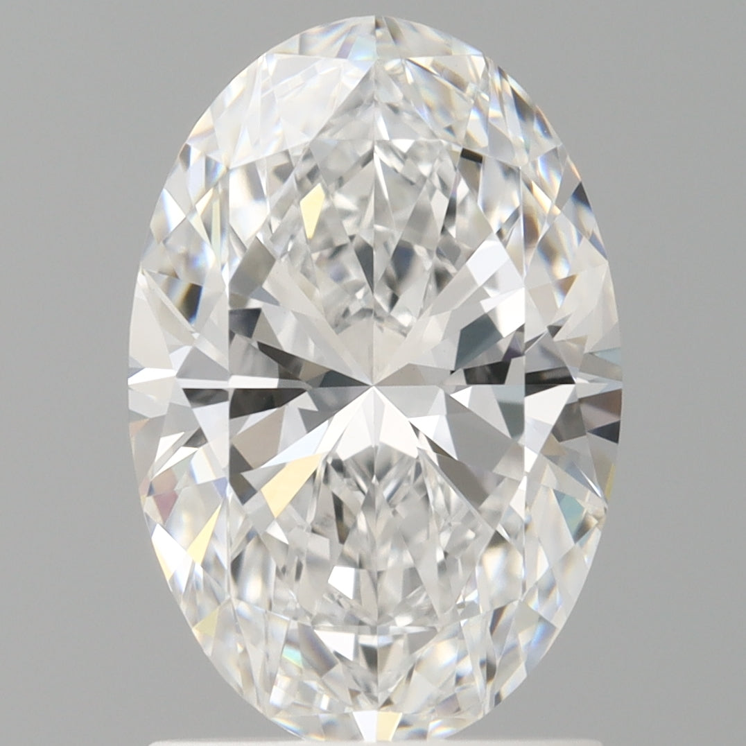1.58 Carat Oval Shaped, Ideal Cut, E Color, VVS2 Clarity, IGI Certified Lab Grown Diamond