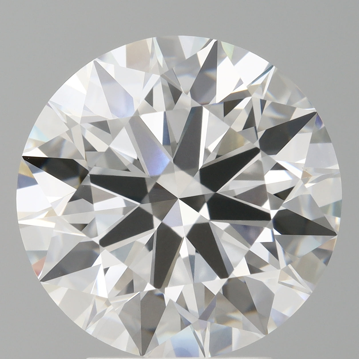 4.10 Carat Round Shaped, Ideal Cut, F Color, VVS2 Clarity, IGI Certified Lab Grown Diamond