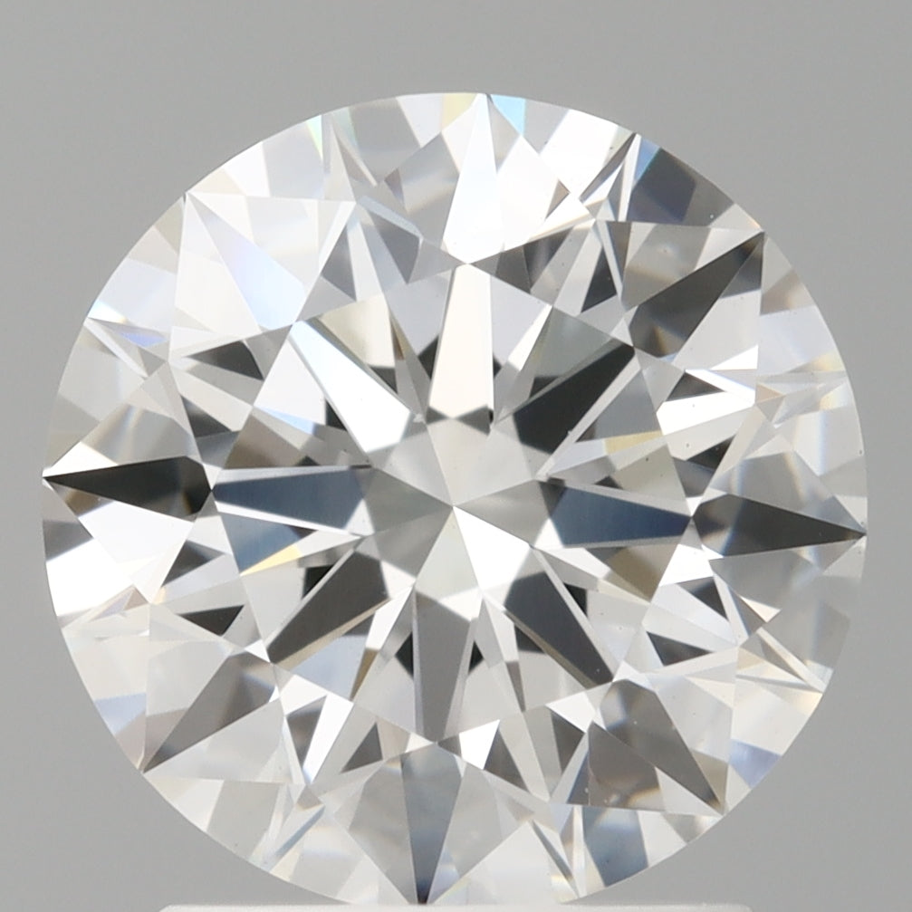 2.10 Carat Round Shaped, Ideal Cut, E Color, VVS2 Clarity, IGI Certified Lab Grown Diamond