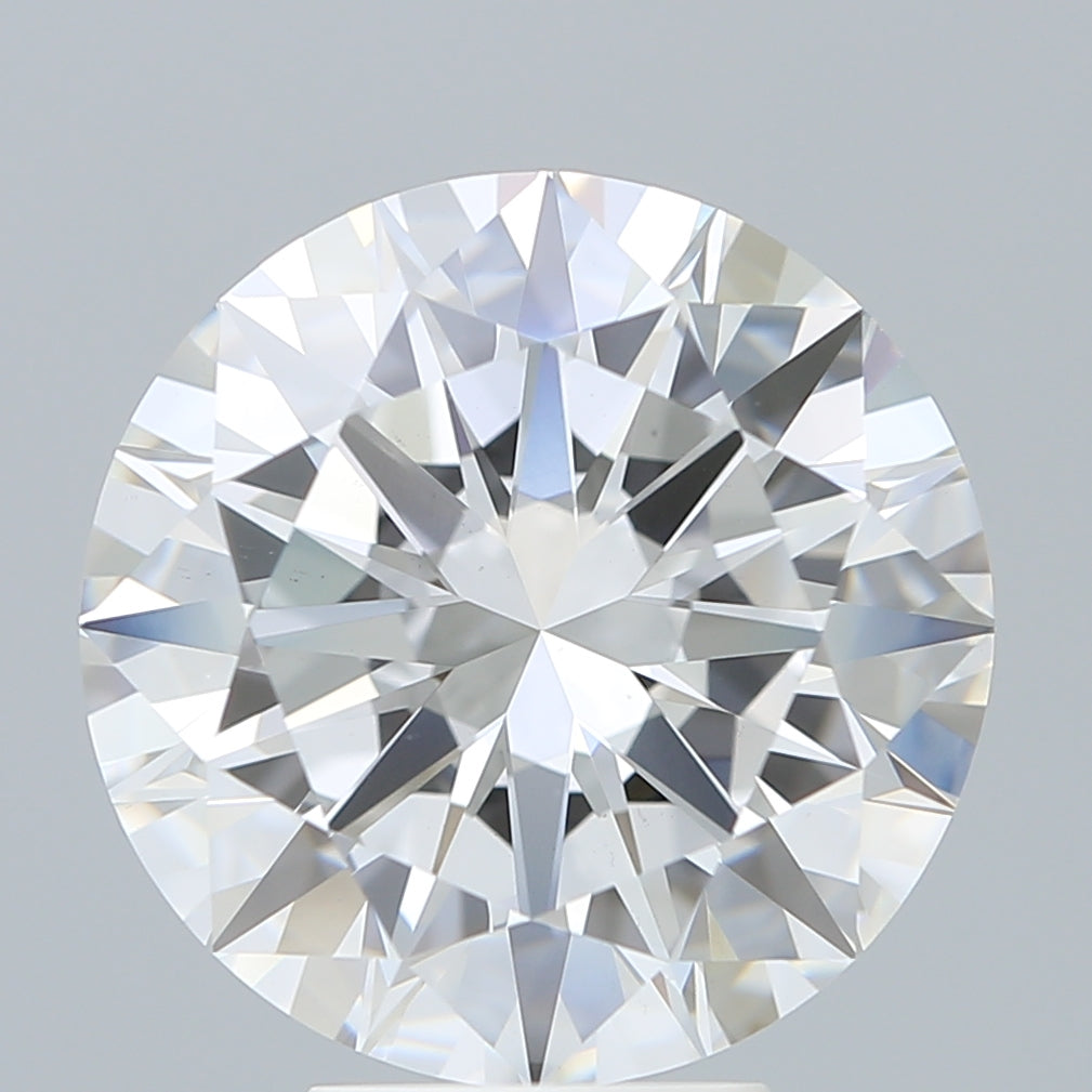 6.17 Carat Round Shaped, Excellent Cut, F Color, VS1 Clarity, IGI Certified Lab Grown Diamond