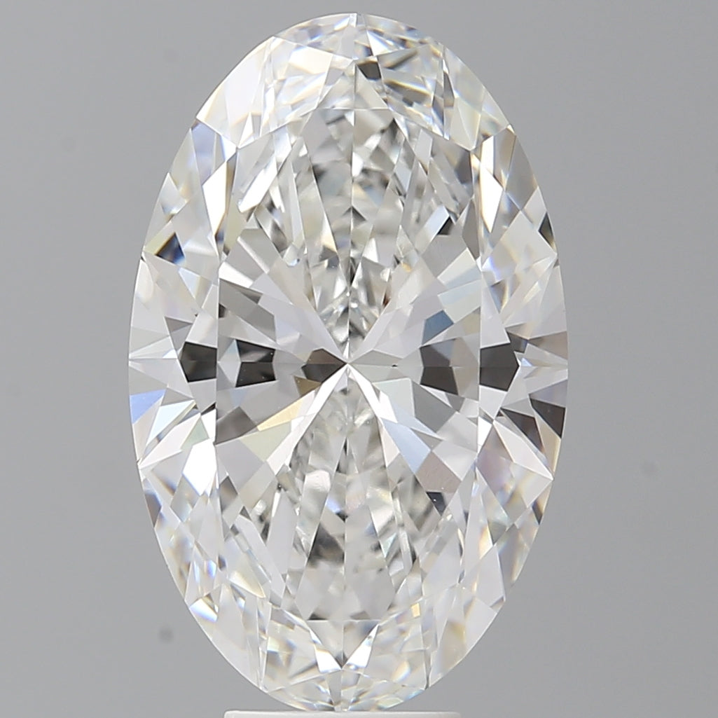 8.07 Carat Oval Shaped, Ideal Cut, E Color, VVS2 Clarity, IGI Certified Lab Grown Diamond