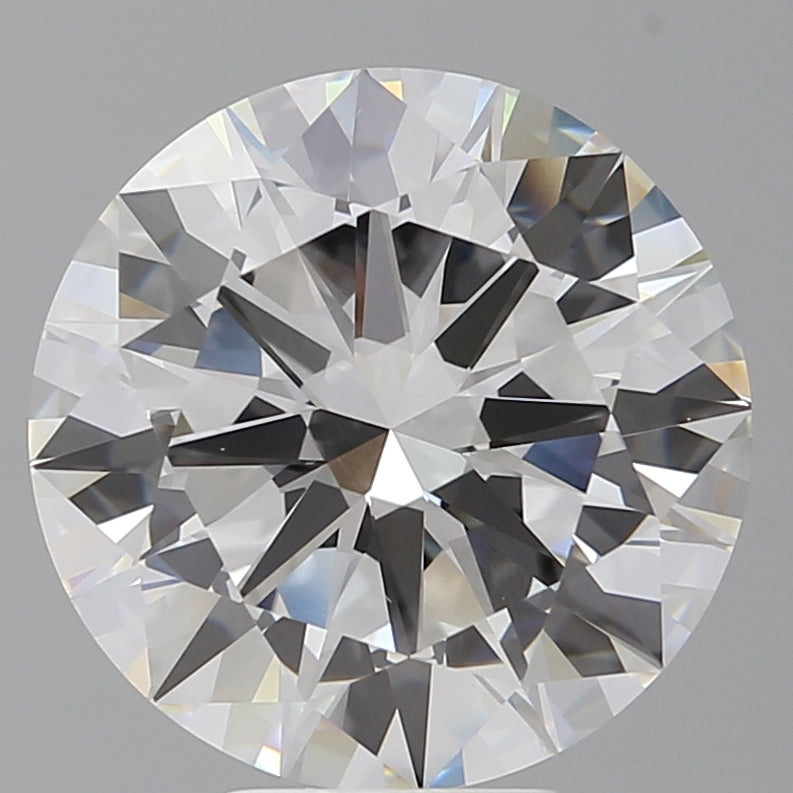 7.53 Carat Round Shaped, Excellent Cut, F Color, VVS2 Clarity, IGI Certified Lab Grown Diamond