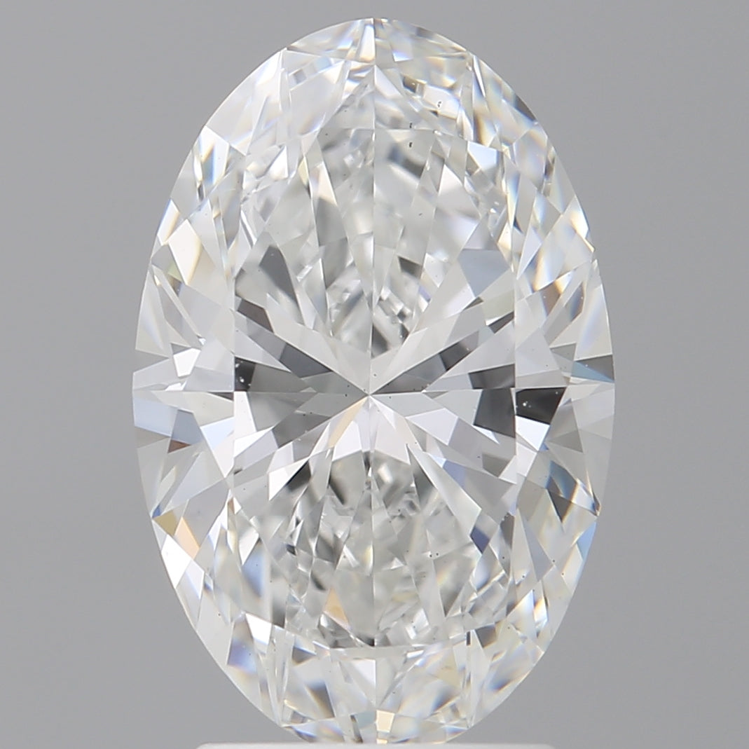 3.02 Carat Oval Shaped, Ideal Cut, E Color, VS1 Clarity, IGI Certified Lab Grown Diamond