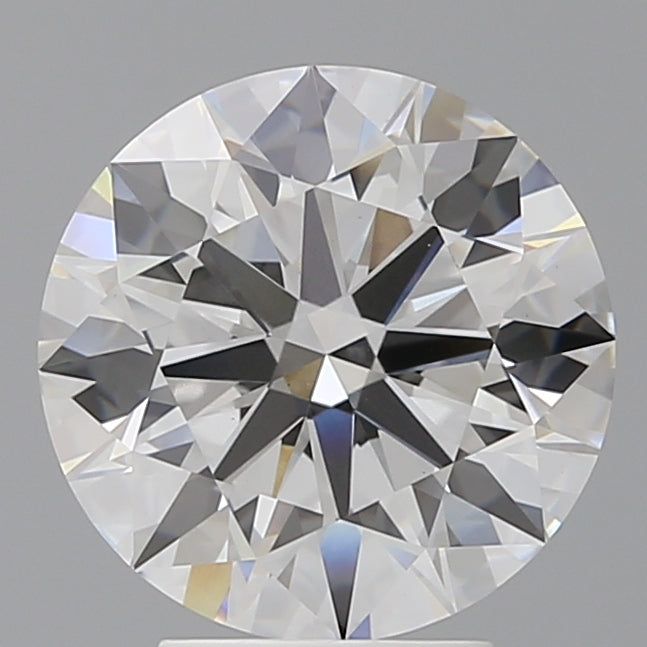 4.09 Carat Round Shaped, Ideal Cut, E Color, VVS2 Clarity, IGI Certified Lab Grown Diamond