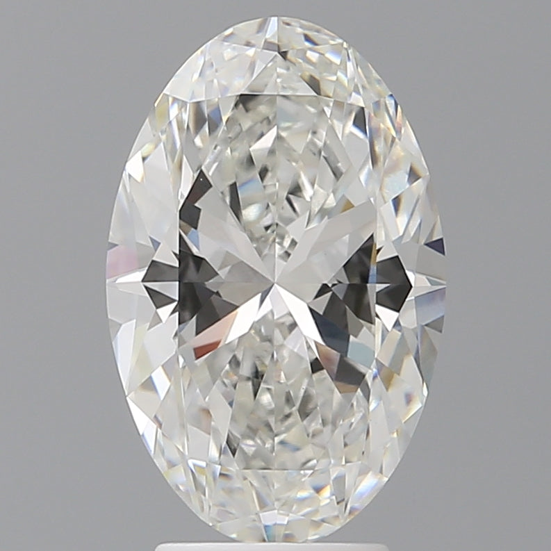 4.09 Carat Oval Shaped, Ideal Cut, F Color, VVS2 Clarity, IGI Certified Lab Grown Diamond