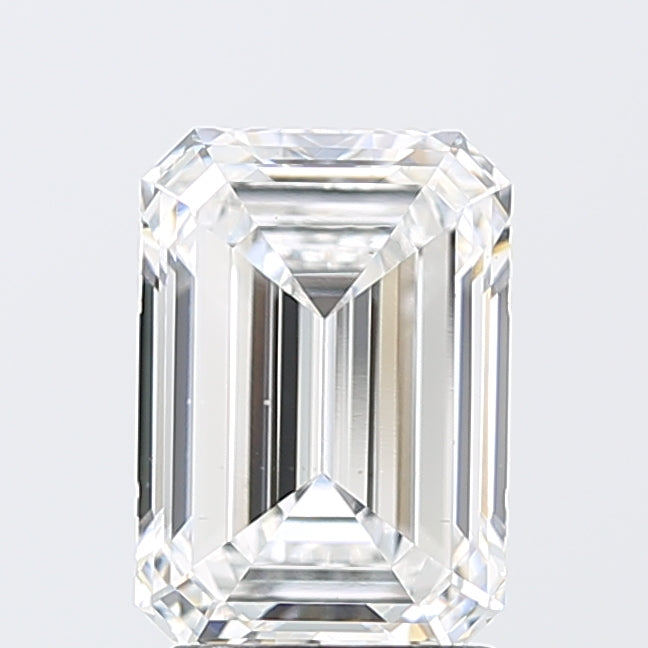 2.51 Carat Emerald Shaped, Excellent Cut, D Color, VS1 Clarity, IGI Certified Lab Grown Diamond