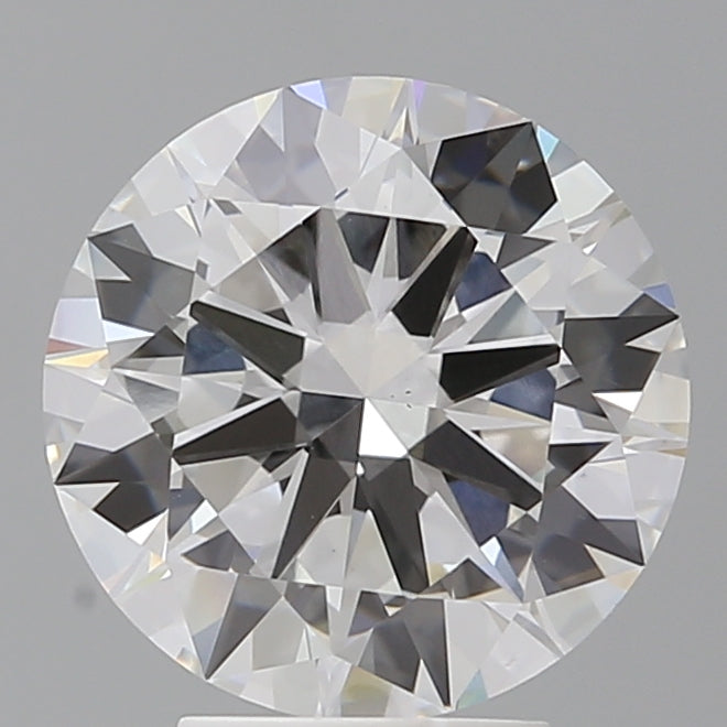 4.02 Carat Round Shaped, Excellent Cut, F Color, VS1 Clarity, IGI Certified Lab Grown Diamond