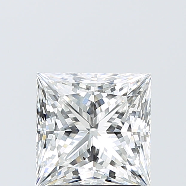 2.04 Carat Princess Shaped, Ideal Cut, E Color, VS2 Clarity, IGI Certified Lab Grown Diamond