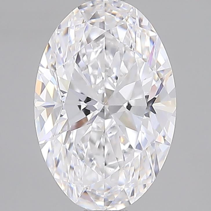 2.09 Carat Oval Shaped, Excellent Cut, D Color, VVS1 Clarity, IGI Certified Lab Grown Diamond
