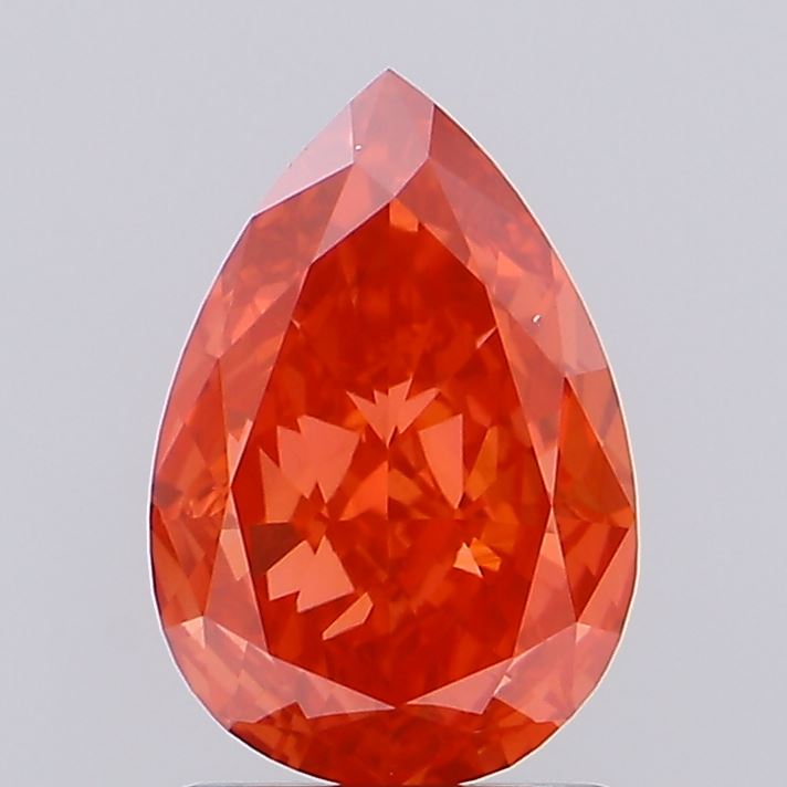 1.57 Carat Pear Shaped, Excellent Cut, VS1 Clarity, IGI Certified Lab Grown Diamond