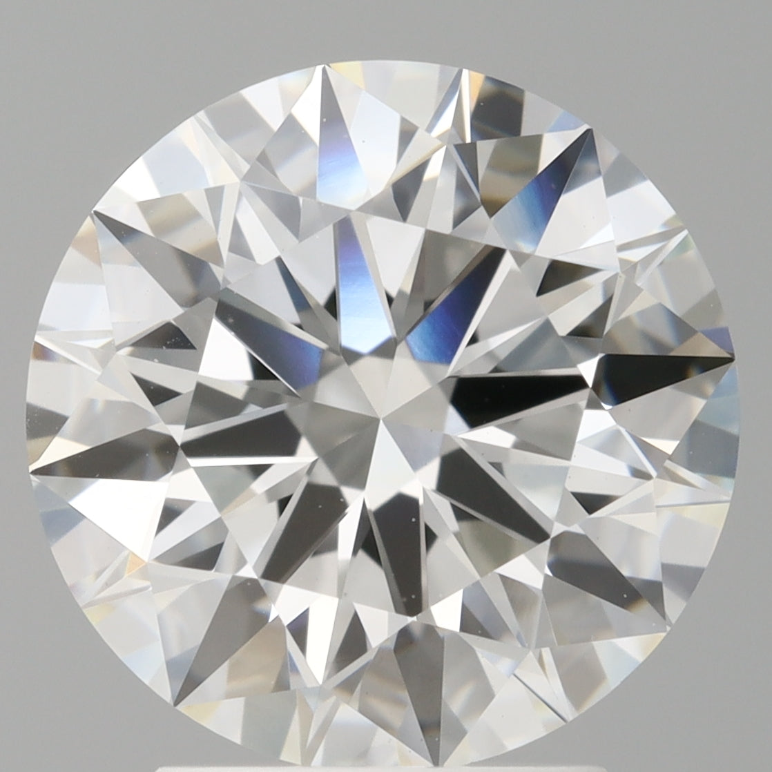 3.10 Carat Round Shaped, Ideal Cut, F Color, VVS2 Clarity, IGI Certified Lab Grown Diamond