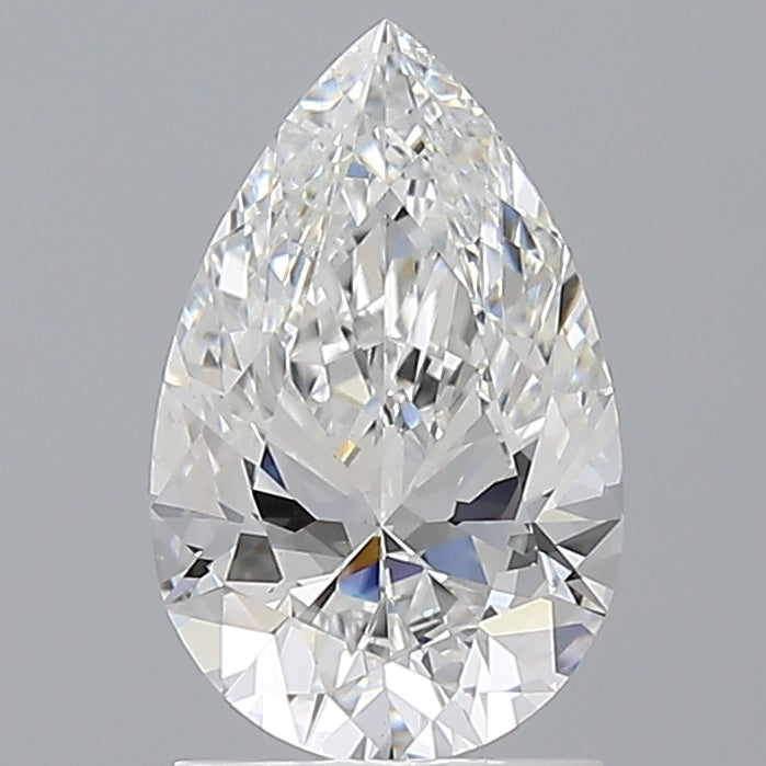 1.60 Carat Pear Shaped, Ideal Cut, E Color, VVS2 Clarity, IGI Certified Lab Grown Diamond