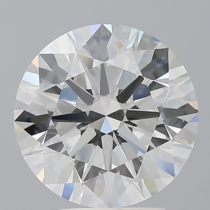 3.04 Carat Round Shaped, Ideal Cut, E Color, VS1 Clarity, IGI Certified Lab Grown Diamond