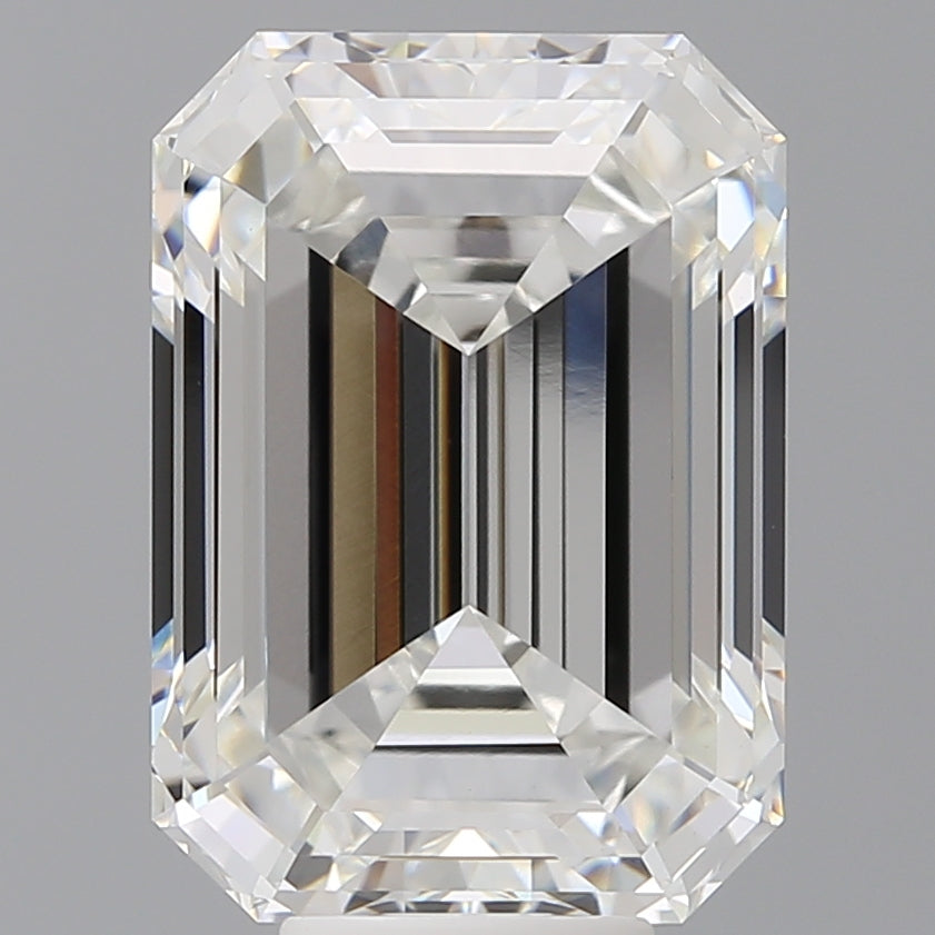 9.55 Carat Emerald Shaped, Ideal Cut, F Color, VVS2 Clarity, IGI Certified Lab Grown Diamond
