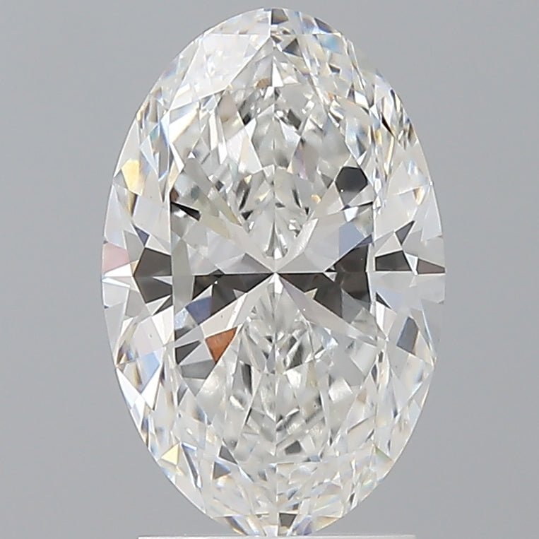 2.55 Carat Oval Shaped, Ideal Cut, E Color, VVS2 Clarity, IGI Certified Lab Grown Diamond
