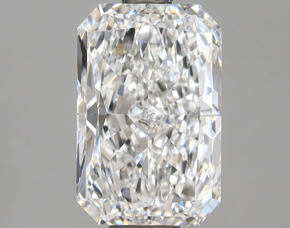 1.93 Carat Radiant Shaped, Ideal Cut, D Color, IF Clarity, IGI Certified Lab Grown Diamond