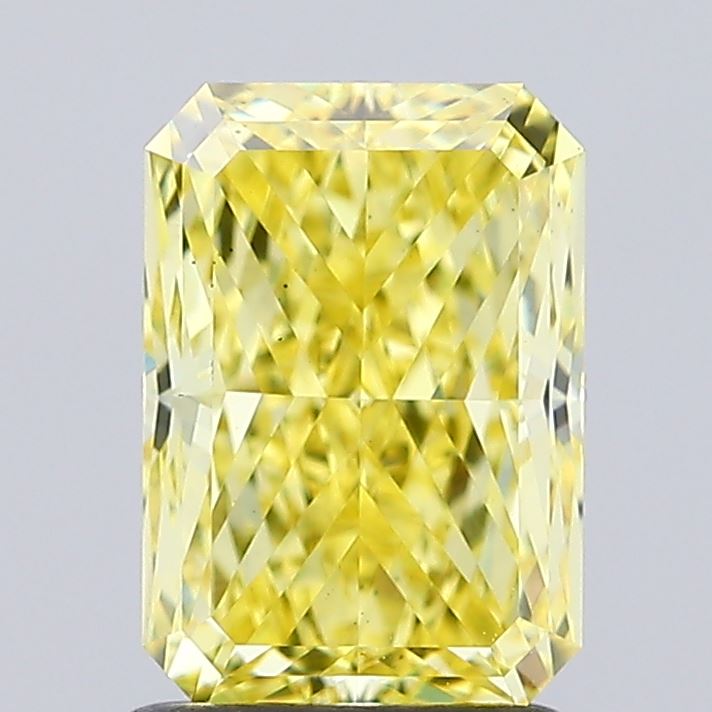 1.75 Carat Radiant Shaped, Excellent Cut, VS1 Clarity, IGI Certified Lab Grown Diamond