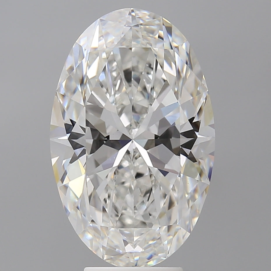 6.09 Carat Oval Shaped, Ideal Cut, F Color, VS1 Clarity, IGI Certified Lab Grown Diamond